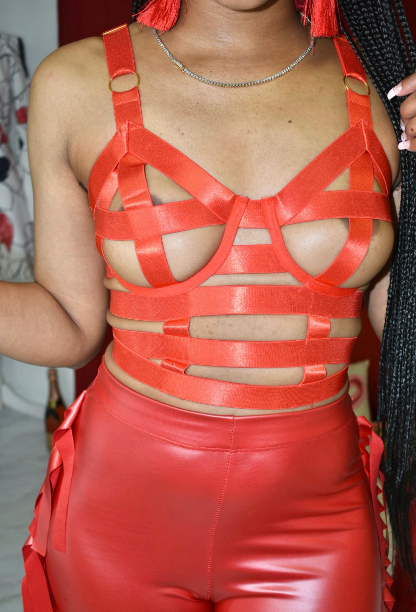 My Little Red Secret Bandage Top