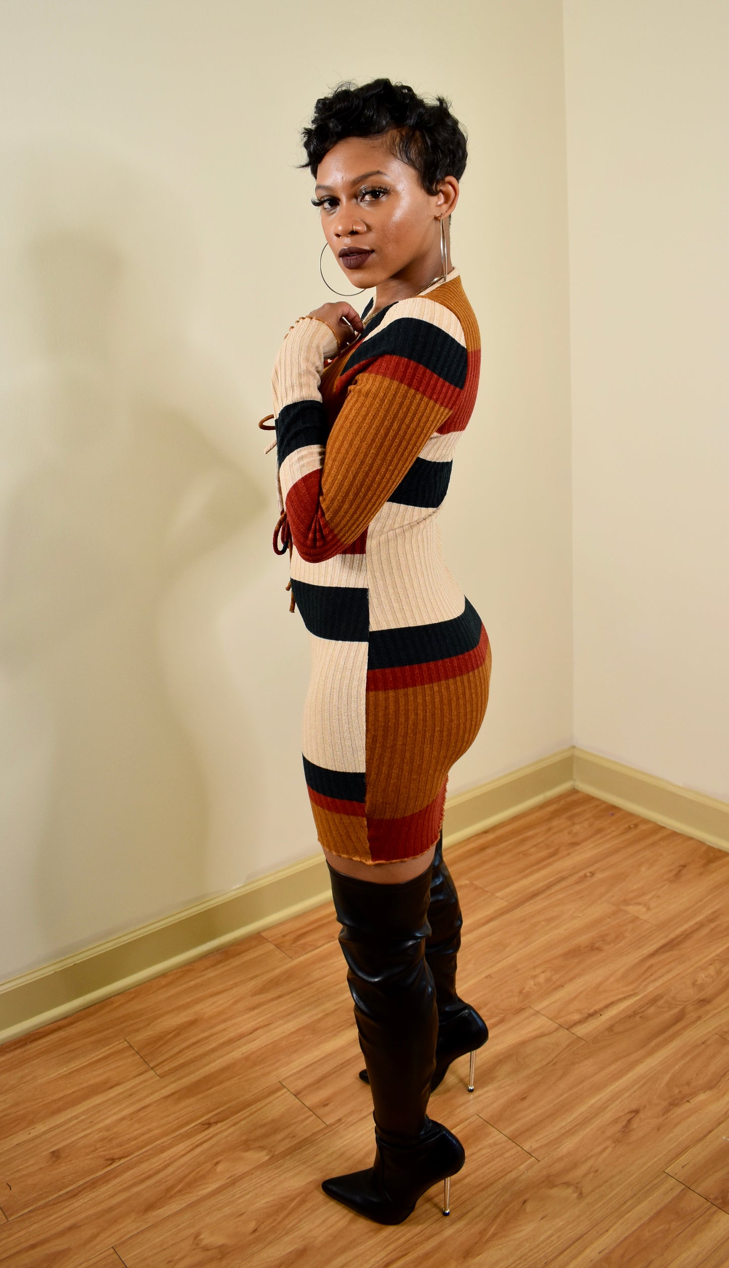 Fall Stripes Dress