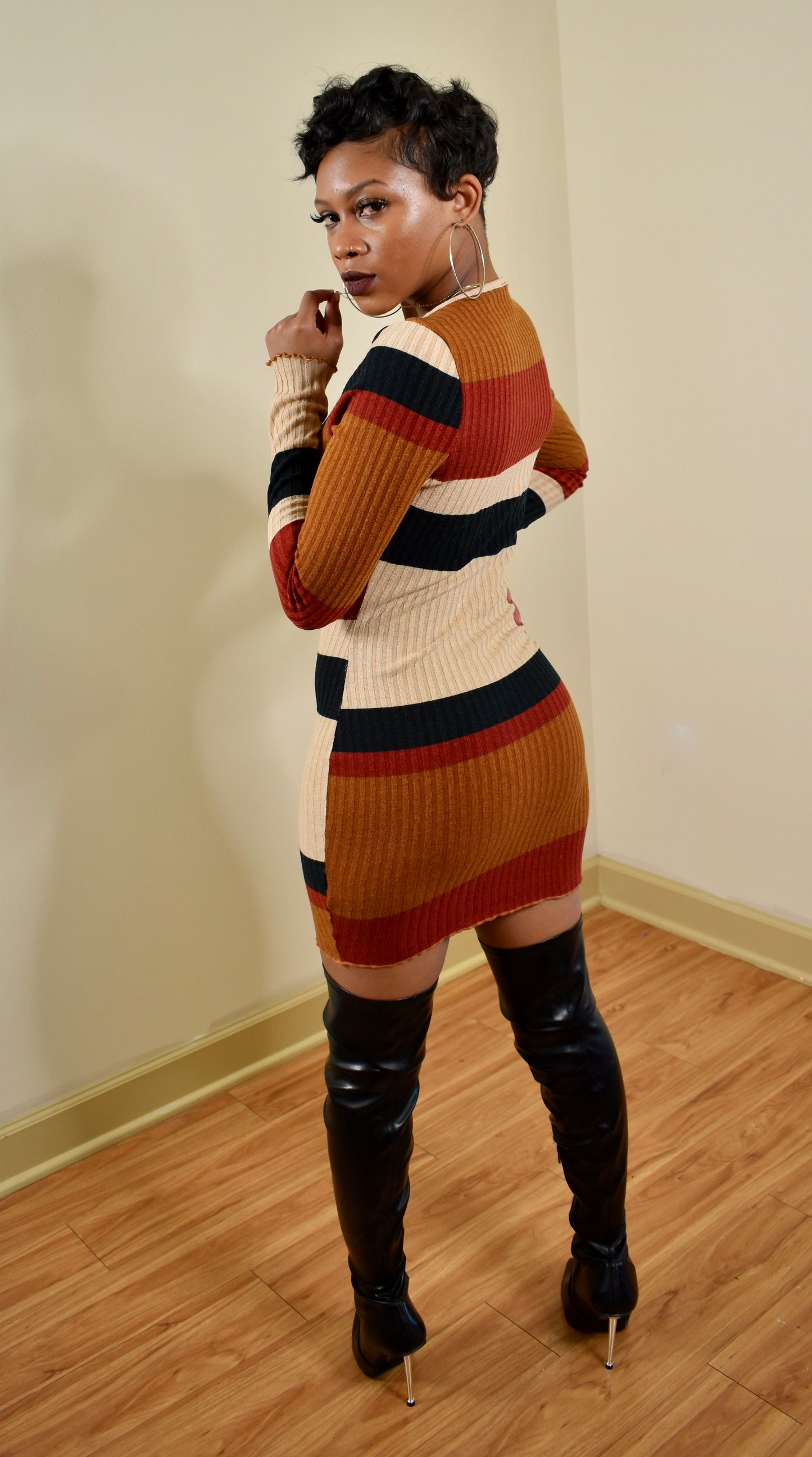 Fall Stripes Dress